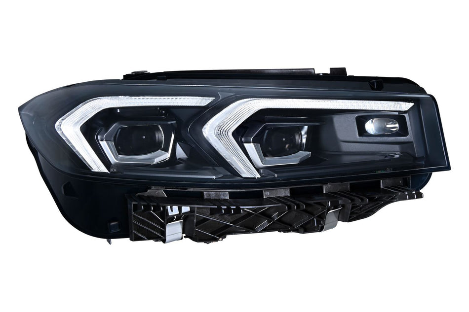BMW 3 Series Right Headlight, Hella OEM, OEM 7 885 068, MPN 1LX 016 809-741