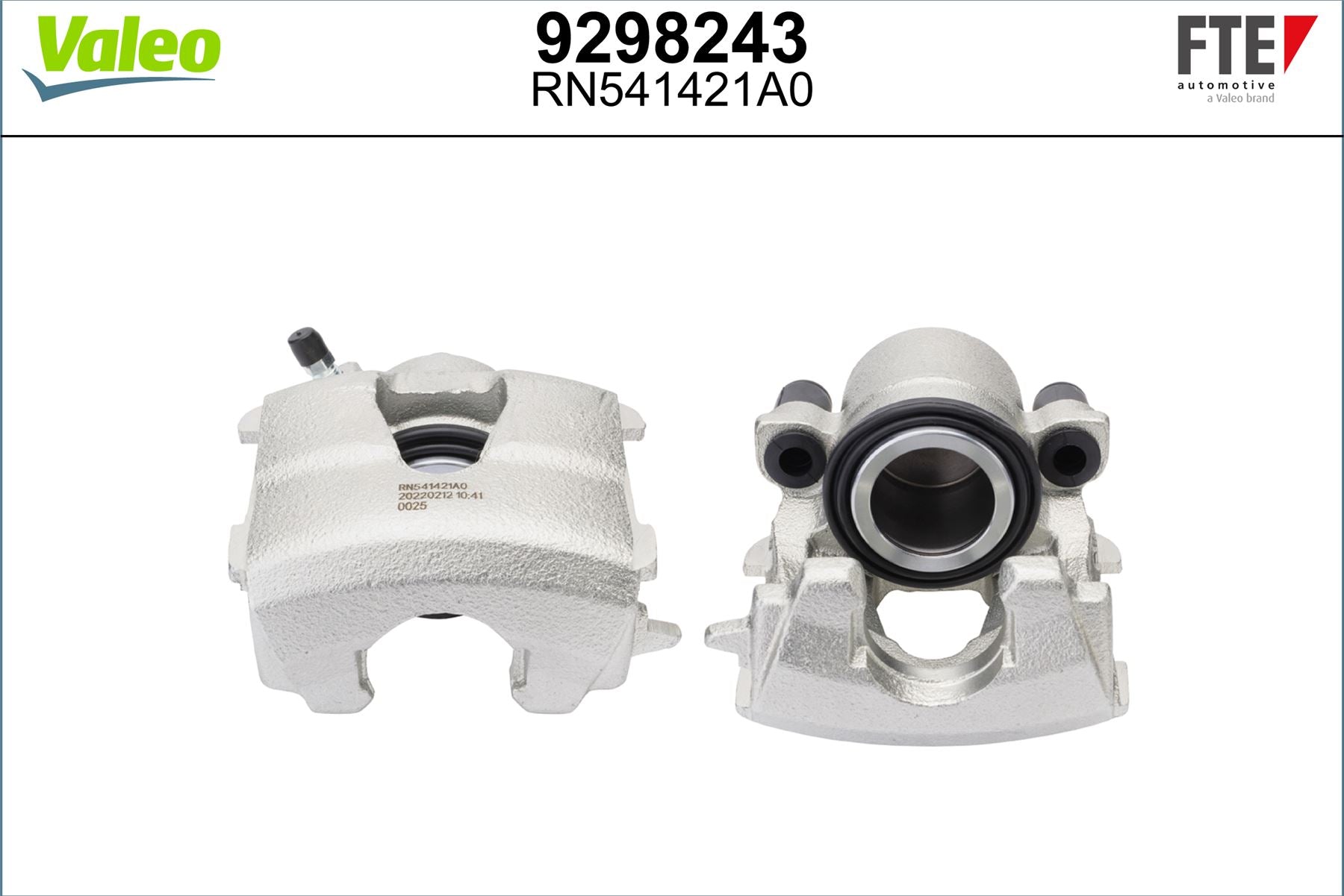Valeo Right Brake Caliper Right for Skoda, Seat & more, OEM quality, OEM 1J0615106D, MPN 9298243
