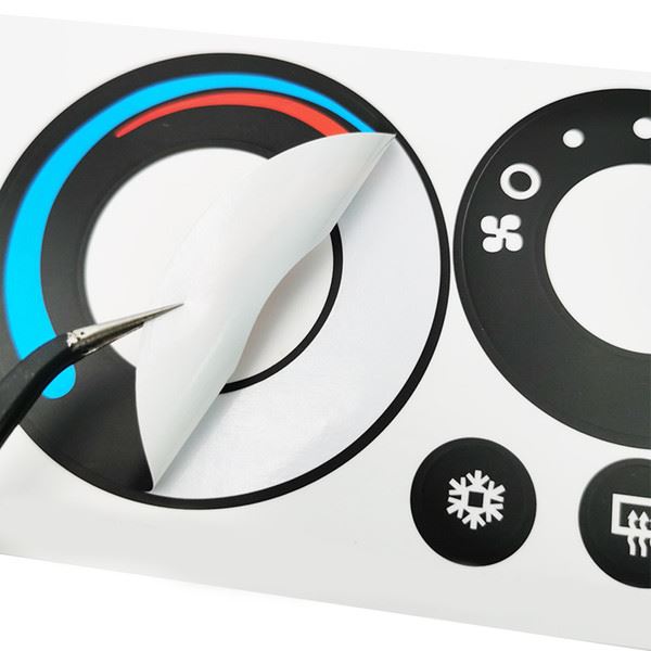 Air Conditioning Control Panel Repair Decal - for Pontiac | Eurowagens - View 4