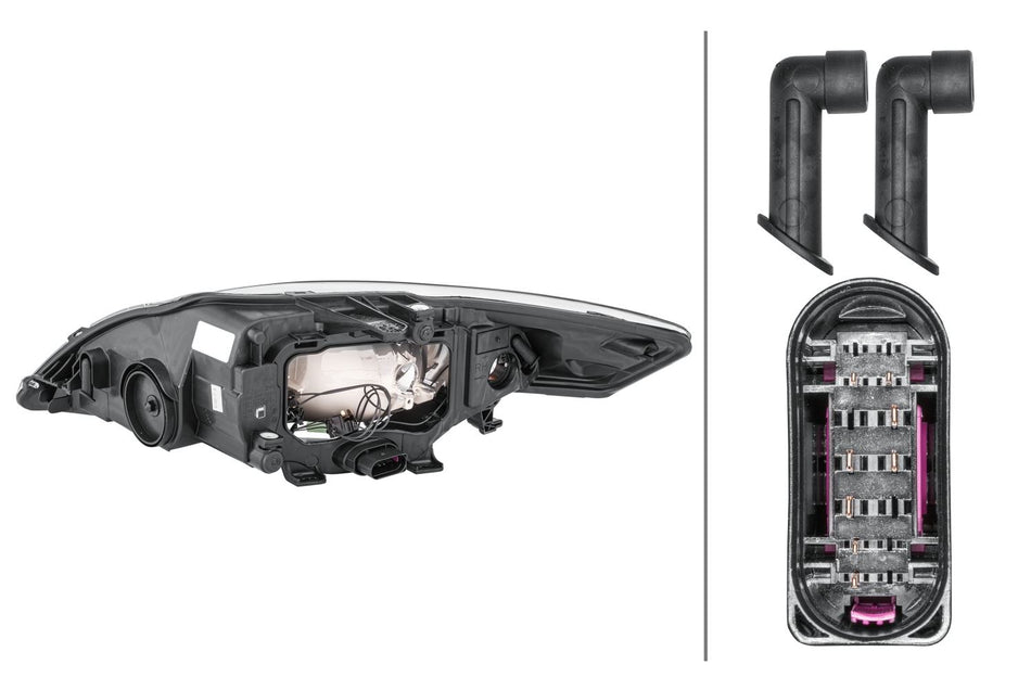 Hella Right Headlight – Ford | OEM 1 743 711, MPN 1EB 354 996-021