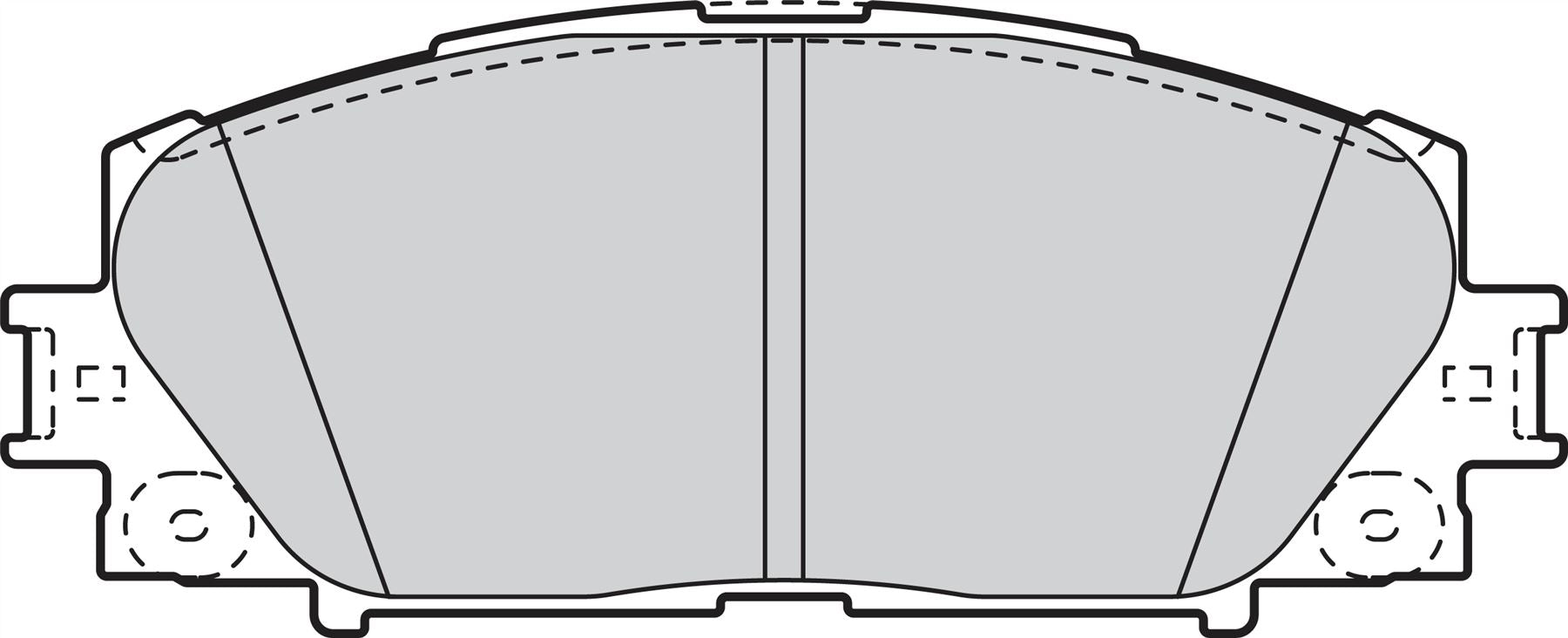 Valeo Front Brake Pad Set for Toyota & Lexus, OEM quality, OEM 04465-47060, MPN 302076