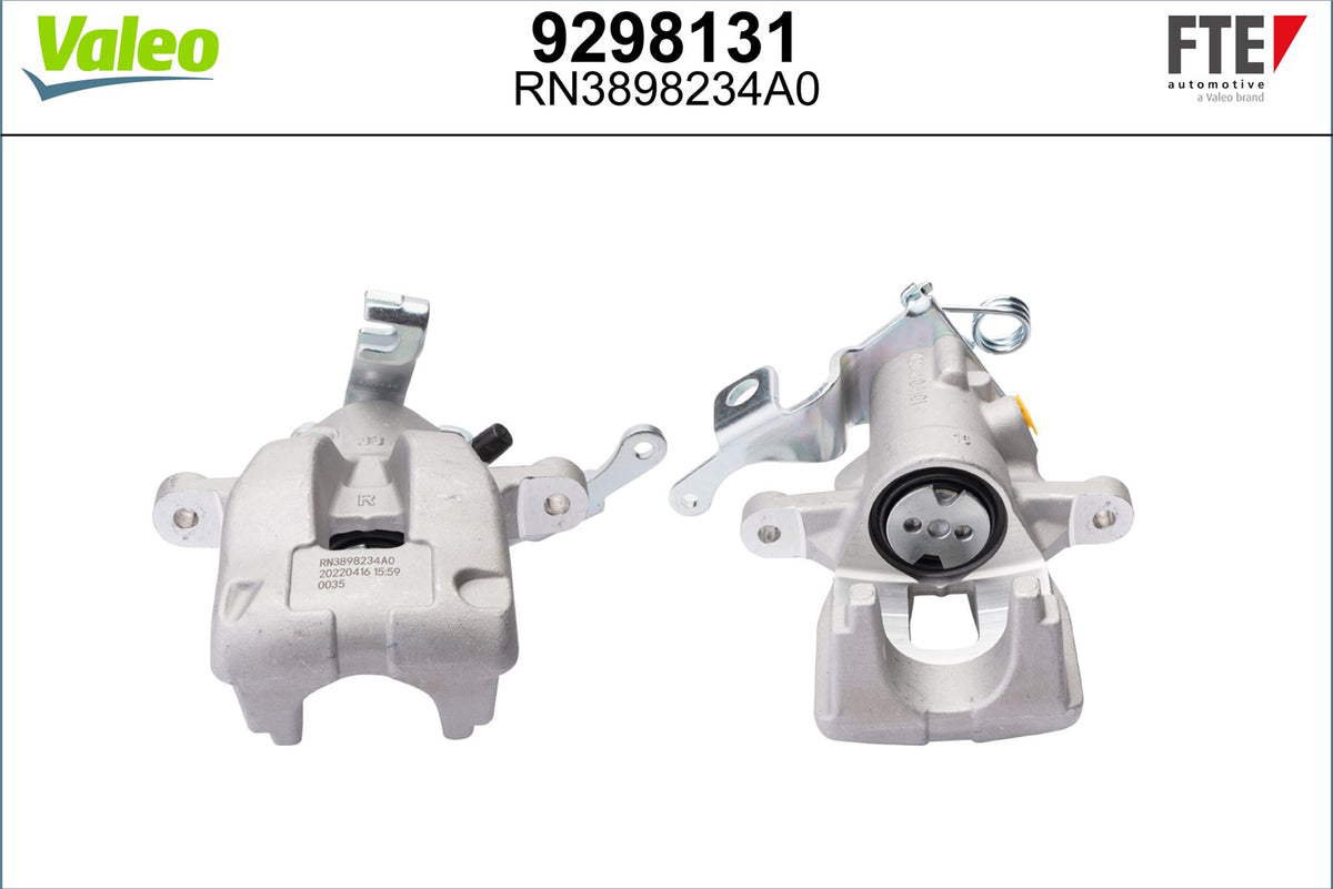 Valeo Right Brake Caliper Right for Audi, Skoda & more, OEM quality, OEM 8E0615424, MPN 9298132