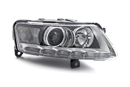 Hella Bi-Xenon LED DRL Right Headlight for Audi, OEM quality, OEM 4F0941030DF, MPN 1LL 009 925-541