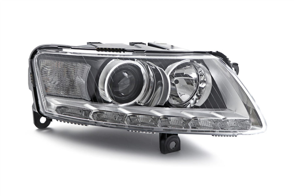 Hella Bi-Xenon LED DRL Right Headlight for Audi, OEM quality, OEM 4F0941030DF, MPN 1LL 009 925-541