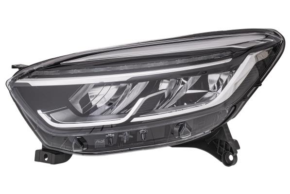 Renault Captur Left Headlight, Hella OEM, OEM 260604198R, MPN 1LX 012 977-631