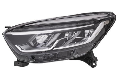 Renault Captur Left Headlight, Hella OEM, OEM 260604198R, MPN 1LX 012 977-631