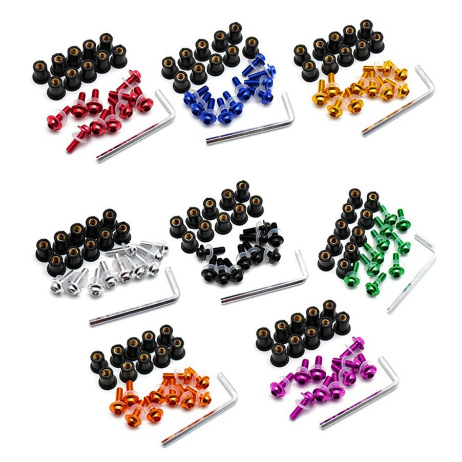 Windscreen Bolt Screw Kit Red | Eurowagens - View 2