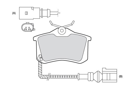 Valeo Rear Brake Pad Set for Volkswagen, Audi & more, OEM quality, OEM 1E0698451, MPN 301180