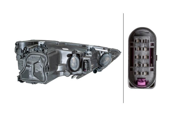 Audi A1 Left Headlight, Hella OEM, OEM 8X0941003A - View 2