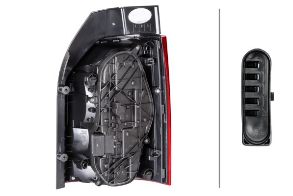 Hella Left Rear Light for Volkswagen, OEM quality, OEM 7E0 945 095 AA - View 3