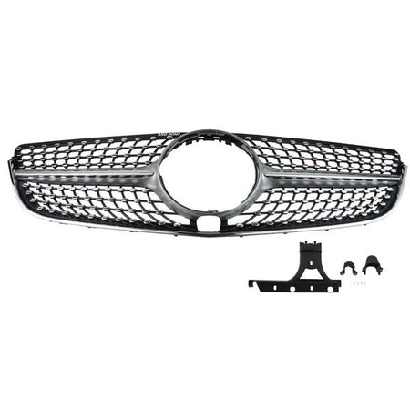 Bumper Grille Front - for Mercedes-Benz - OEM A2076200095 | Eurowagens - View 2