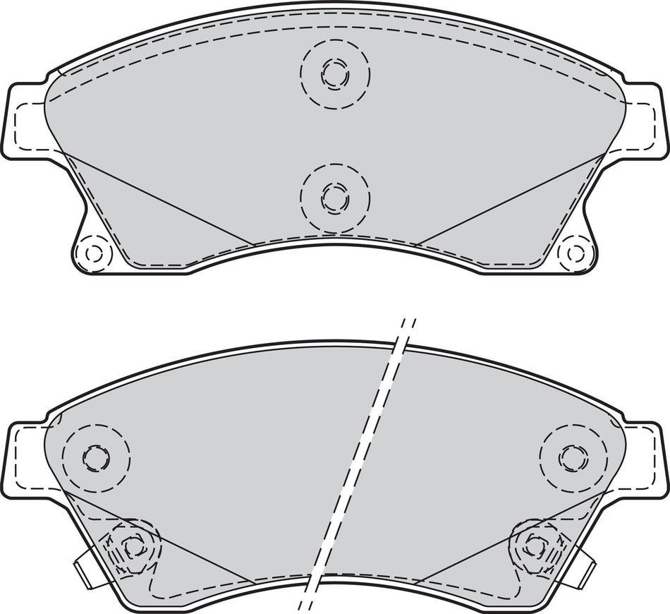 Valeo Front Brake Pad Set for Holden, Chevrolet & more, OEM quality, OEM 95 516 191, MPN 302130