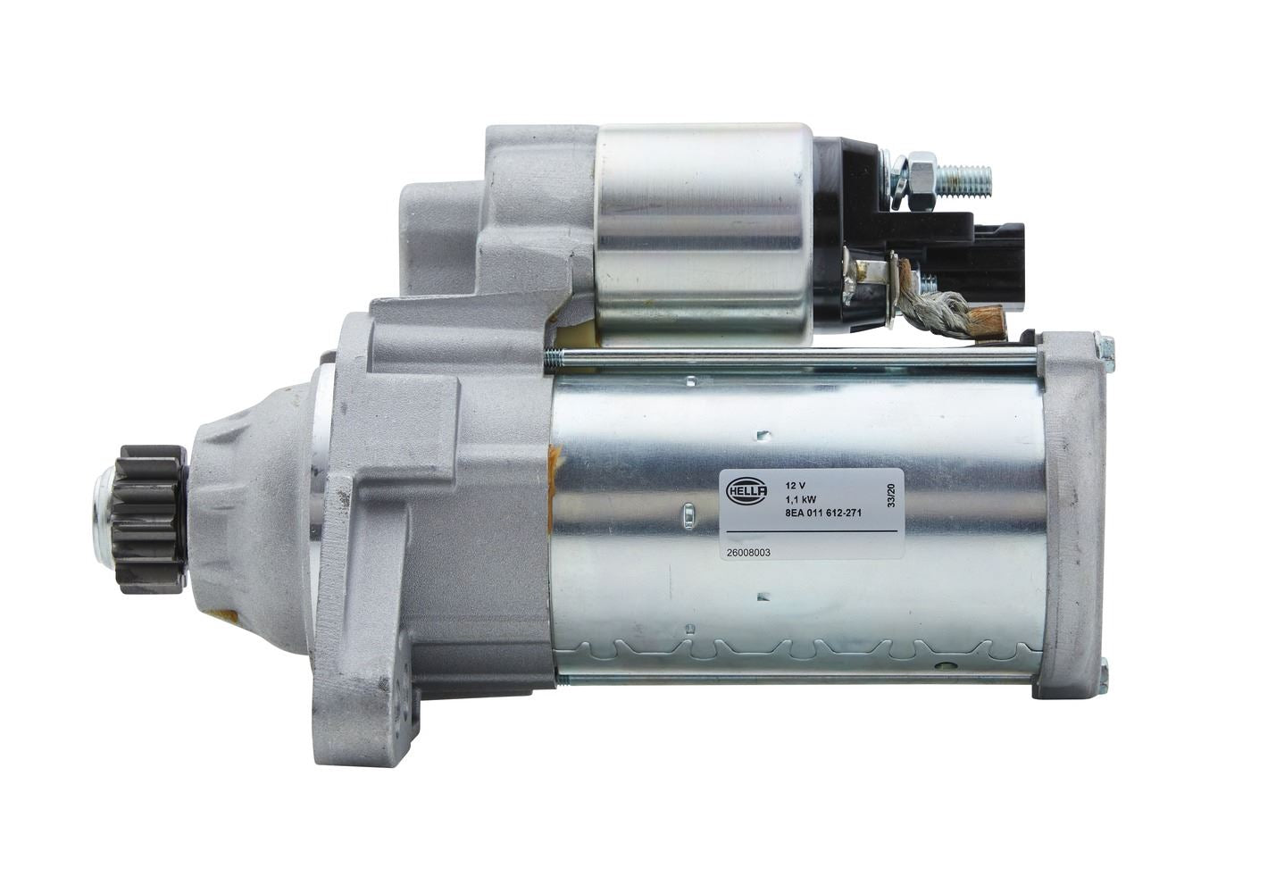 Hella Starter Motor for Skoda, Audi & more, OEM quality, OEM 02Z 911 022 C, MPN 8EA 011 612-271
