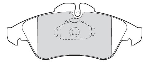 Valeo Front Brake Pad Set for Mercedes-Benz & Volkswagen, OEM quality, OEM 2D0698151, MPN 301044