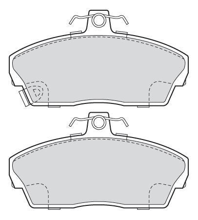 Valeo Front Brake Pad Set for Rover, Lotus & more, OEM quality, OEM 45022-S6D-E01, MPN 301022
