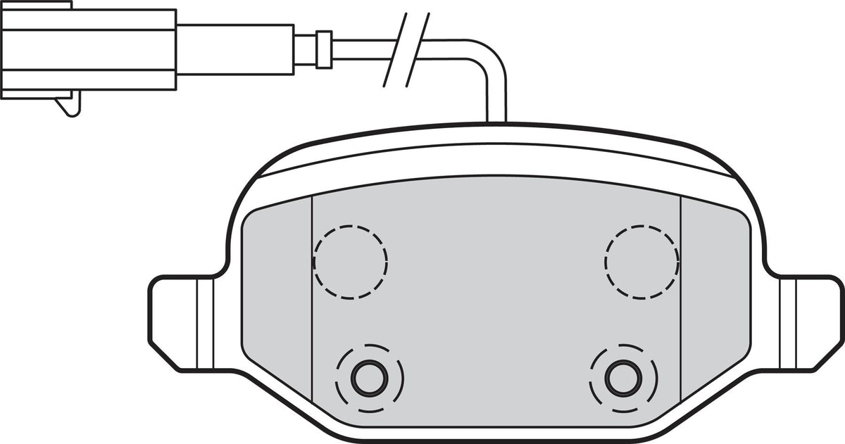 Valeo Rear Brake Pad Set for Fiat & Alfa Romeo, OEM quality, OEM 71770108, MPN 302140