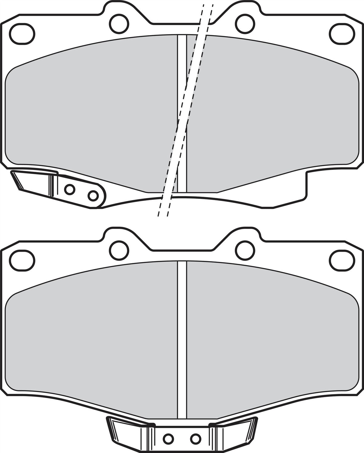 Valeo Front Brake Pad Set for Volkswagen & Toyota, OEM quality, OEM 04465-35020, MPN 302331