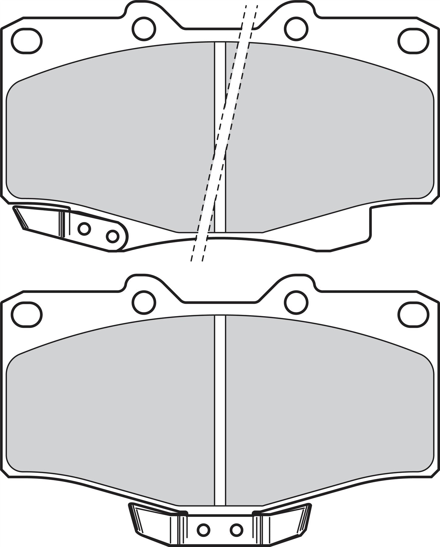 Valeo Front Brake Pad Set for Volkswagen & Toyota, OEM quality, OEM 04465-35020, MPN 302331