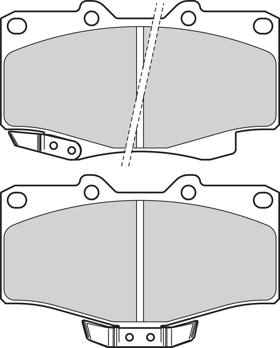 Valeo Front Brake Pad Set for Volkswagen & Toyota, OEM quality, OEM 04465-35020, MPN 302331