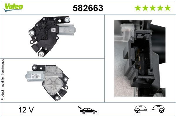 Valeo Rear Wiper Motor for Mercedes-Benz, OEM quality, OEM A1569068200 - View 2