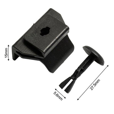 Bumper Fender Clip Front - for Toyota & Lexus - OEM 53879-58010 | Eurowagens - View 3