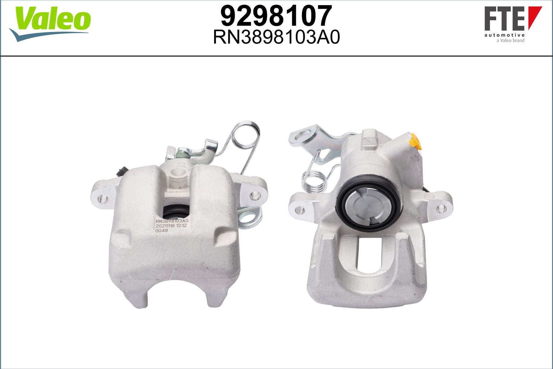 Valeo Left Brake Caliper Left for Citroen & Peugeot, OEM quality, OEM 4401G4, MPN 9298107