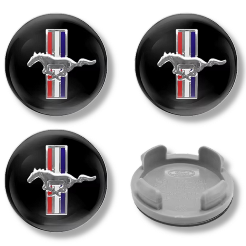 Ford 54mm plastic Centre Caps Set, set of 4, OEM 1429118