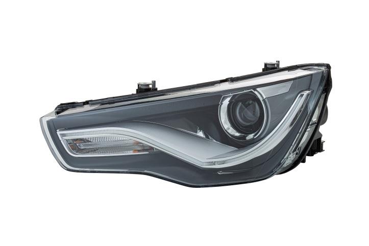 Audi A1 Left Headlight, Hella OEM, OEM 8X0941043A, MPN 1LL 354 837-071