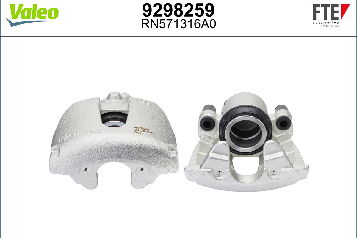 Valeo Left Brake Caliper Left for Ford, Volvo & more, OEM quality, OEM 3M512B302AA, MPN 9298259