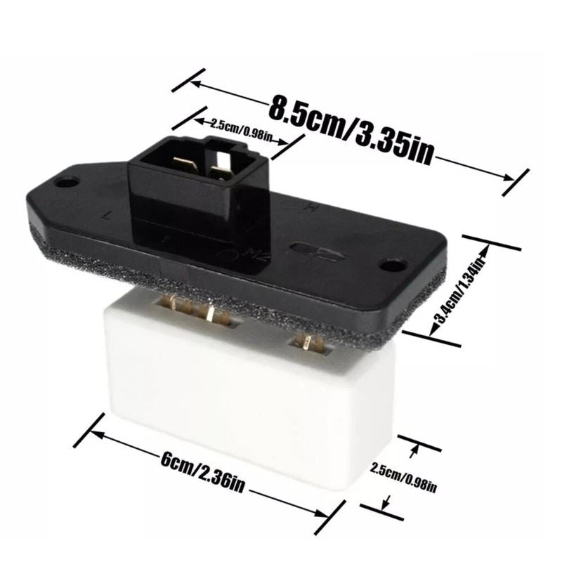 Blower Motor Resistor - for Dodge & Jeep - OEM 1712032 | Eurowagens - View 6