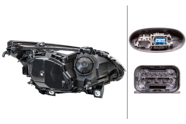 Hella Bi-Xenon Left Headlight for BMW, OEM quality, OEM 63 12 7 177 753 - View 2