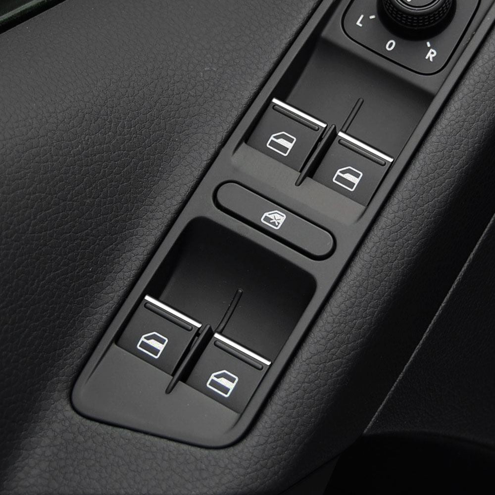 Chrome Window Switch Cover Set - for Volkswagen | Eurowagens