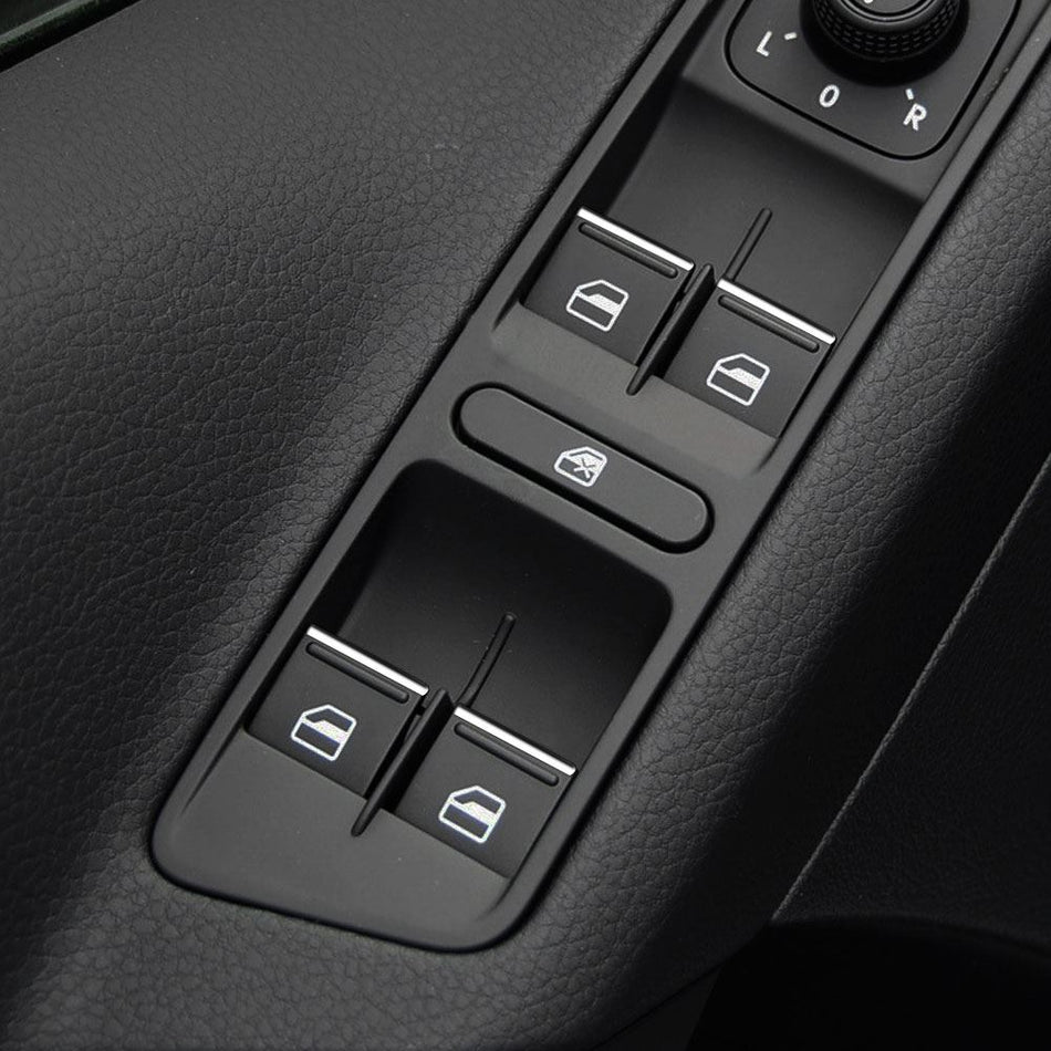 Chrome Window Switch Cover Set - for Volkswagen | Eurowagens