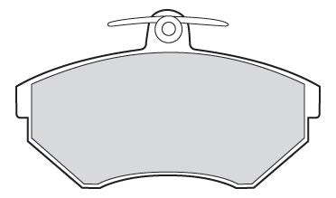 Valeo Front Brake Pad Set for Volkswagen & Seat, OEM quality, OEM 1HM698151, MPN 301330