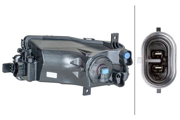 Hella Right Front Fog Light for Volkswagen, OEM quality, OEM 2K5 941 662 B - View 2