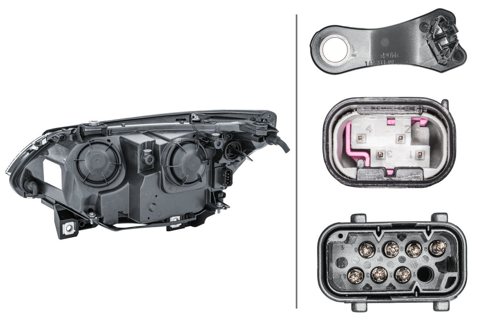 Hella Right Headlight – BMW | OEM 6 910 778, MPN 1EF 008 673-081 - View 2