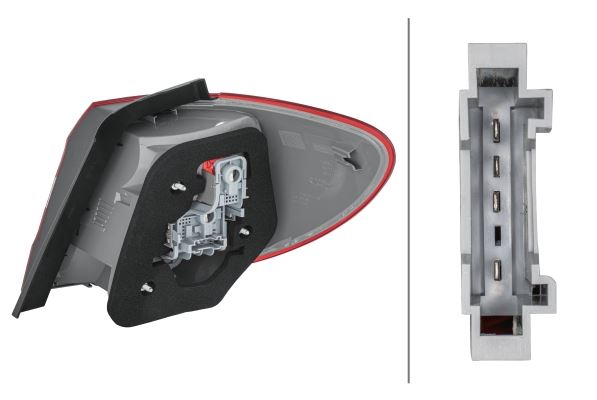 Mercedes-Benz B-Class Sports Tourer Left Rear Light, Hella OEM, OEM 246 820 01 64 - View 3