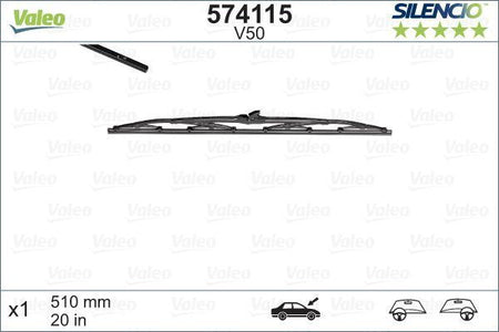 Valeo Front Wiper Blade for Toyota, Mitsubishi & more, OEM quality, OEM V50 - View 2