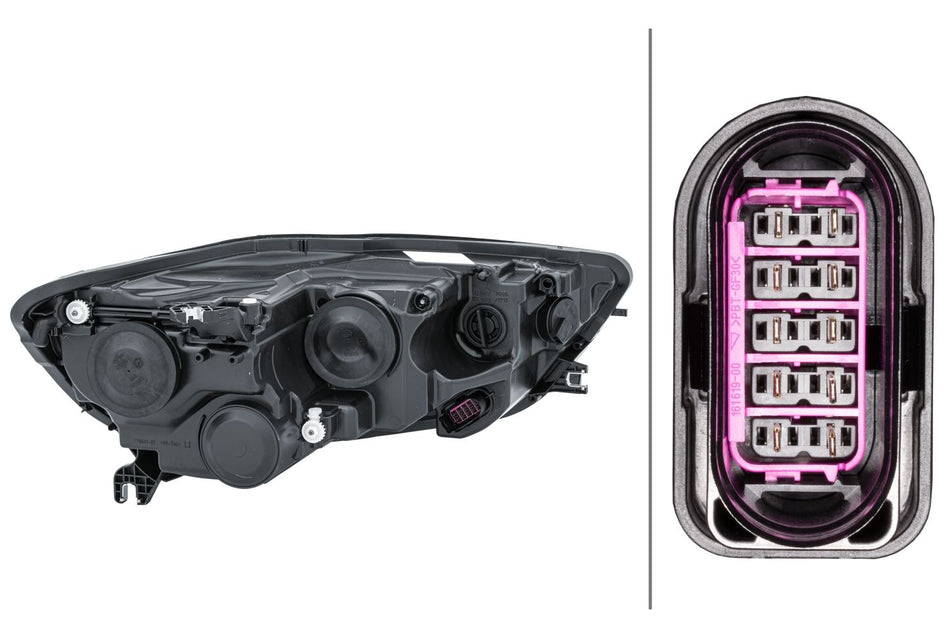Hella Left Headlight – Audi | OEM 4G0 941 003, MPN 1EJ 011 149-011 - View 2