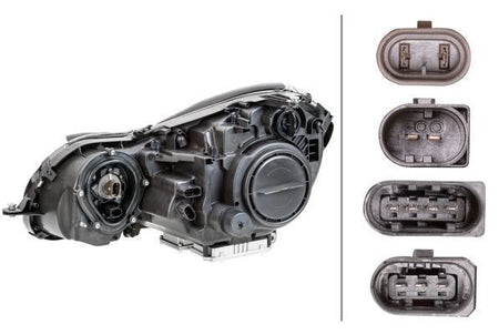 Mercedes-Benz E-Class Right Headlight, Hella OEM, OEM 2118201461 - View 4