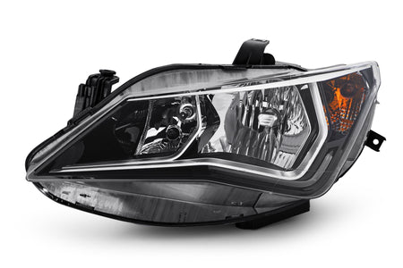 Seat Ibiza Left Headlight, Valeo OEM, OEM 6J2941005K, MPN 46726