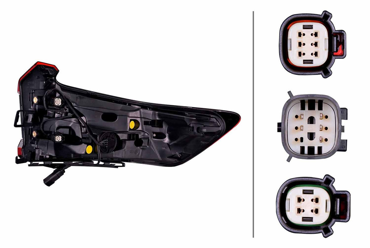 Volvo C40 Left Rear Light, Hella OEM, OEM 32133816 - View 3