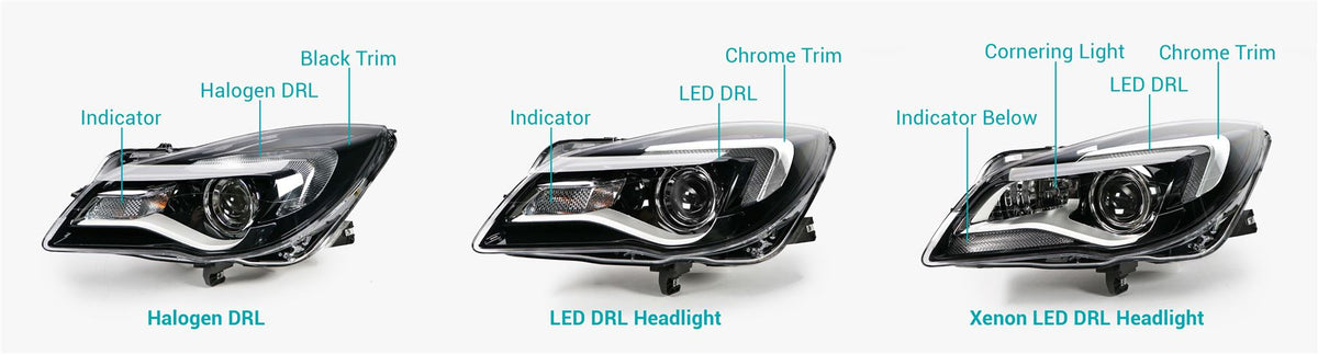Hella DRL Left Headlight for Vauxhall, OEM quality, OEM 1216808 - View 4