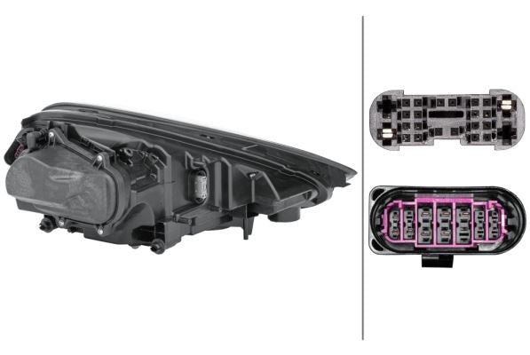Porsche Cayenne Left Headlight | Hella OEM 7P5 941 035 K