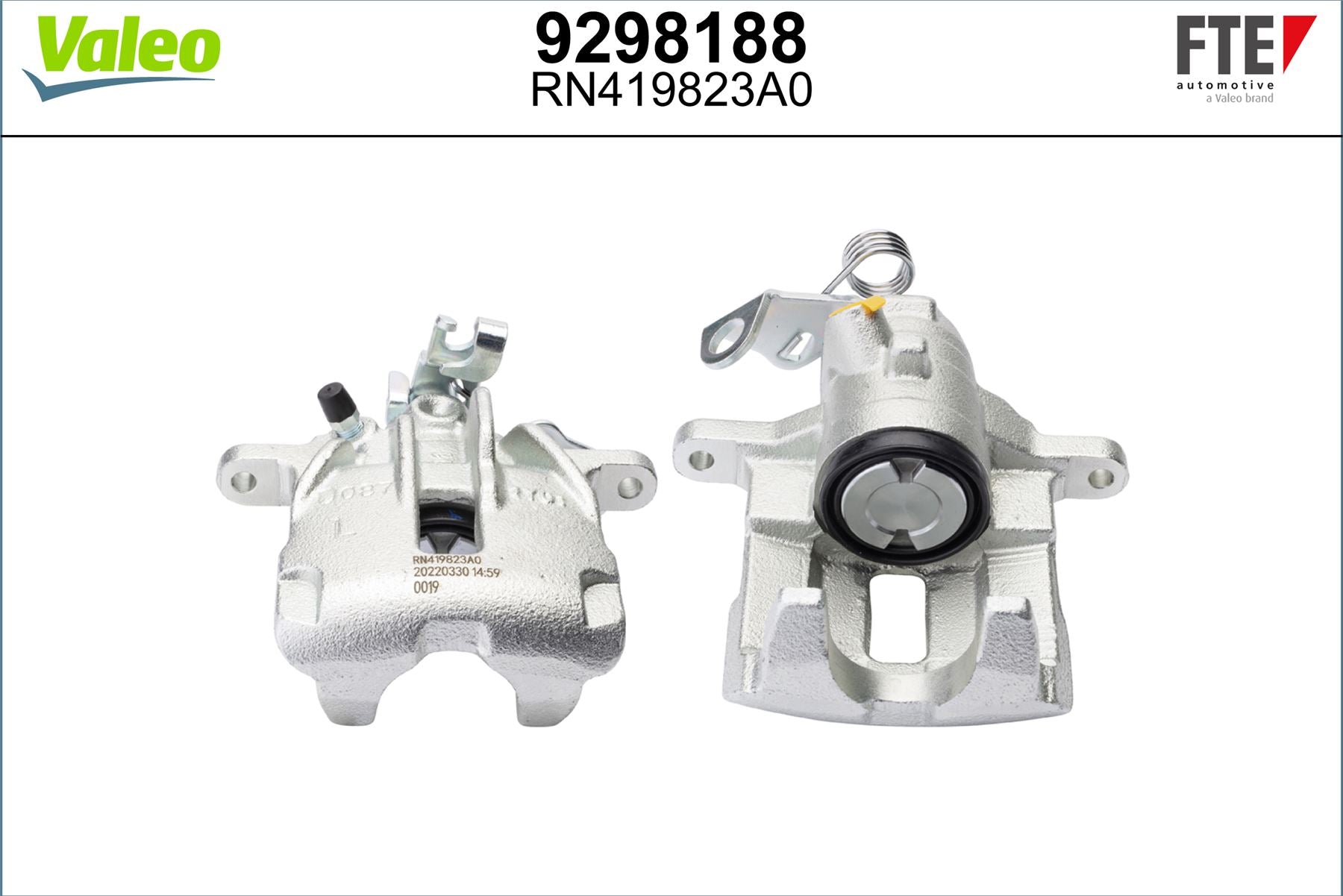 Valeo Left Brake Caliper Left for Vauxhall, Renault & more, OEM quality, OEM 4401100Q0A, MPN 9298188