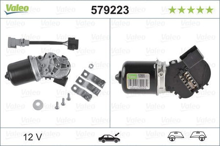 Renault Megane Front Wiper Motor, Valeo OEM, OEM 7701206549, MPN 579223