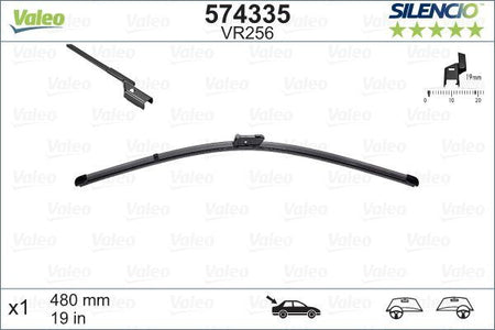 Ford Mondeo Rear Wiper Blade, Valeo OEM, OEM 1680512, MPN 574335