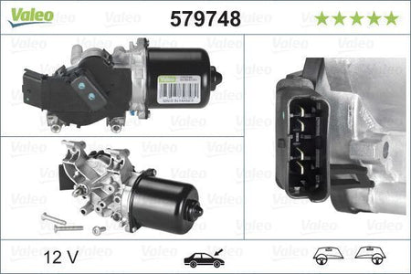 Nissan Note Front Wiper Motor, Valeo OEM, OEM 288009U100 - View 5