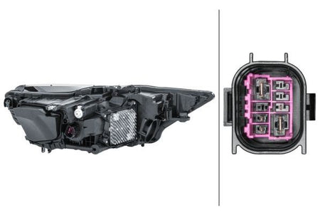 Audi A6 Left Headlight, Hella OEM, OEM 4K0941039A - View 4