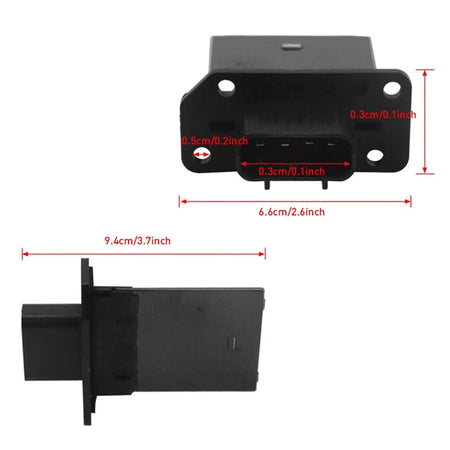 Blower Motor Resistor - for Ford, Mazda & more - OEM 3F2Z-18591-AA | Eurowagens - View 8